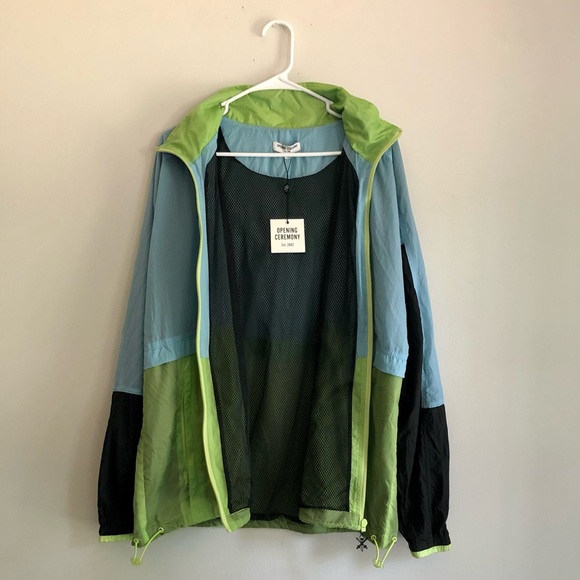 NWT Opening Ceremony Color Blocked Nylon Jacket - Picture 3 of 10